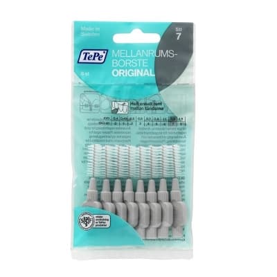 Tepe Mellomromsbørster 1,3mm Grå