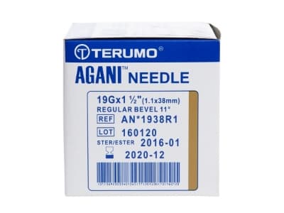 Terumo Agani 1,1x38mm 19 x 1 1/2