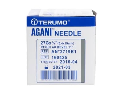Terumo Agani kanyle 0,4×19 mm 27G × ¾" – 100 stk