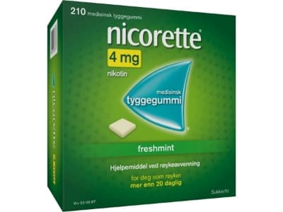 Nicorette tyggegum 4mg freshm