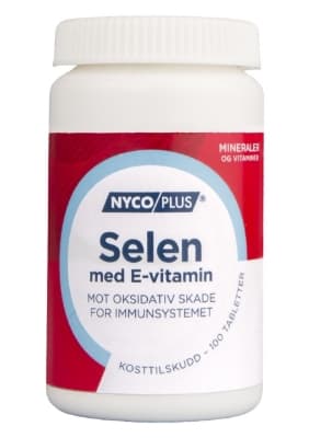 Nycoplus Selen med E-vitamin (100 tabletter)