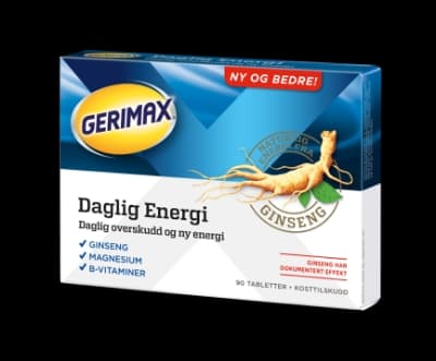 Gerimax daglig energi tab