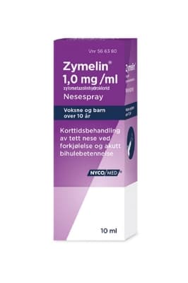 Zymelin Nesespray 1mg/ml (10ml)
