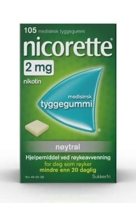 Nicorette tyggegum 2mg