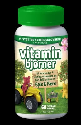 Vitaminbjørner tytab eple&pære