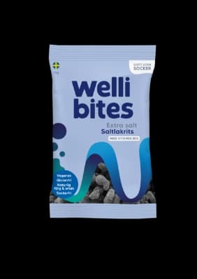 Wellibites ekstra salt saltlakris