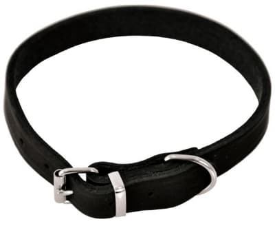 Dogman Skinnhalsbånd Justerbart 55cm Svart