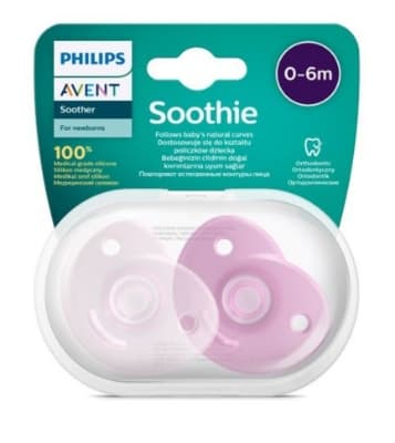 Avent Soothie Heart Pink 0-6 mnd