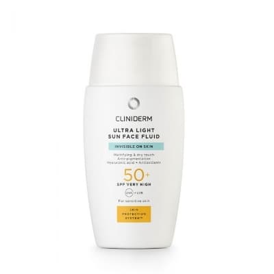 Cliniderm sun face fluid f50+ 40ml