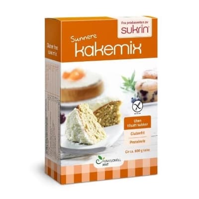 Kakemiks, glutenfri  sukkerfri