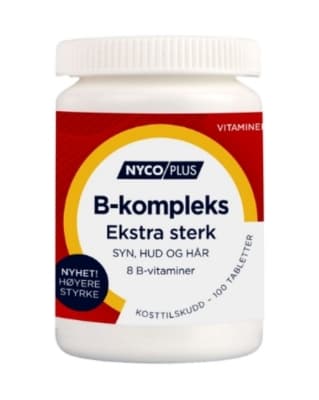 Nycoplus B-kompleks ekstra sterk (100 stk)