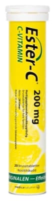 Ester-C Vitamin 200mg  20 brusetabletter