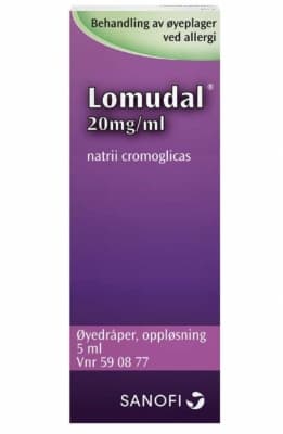 Lomudal Øyedråper 20mg/ml
