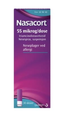 Nasacort Nesespray 55mcg/dose