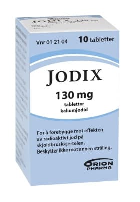 Jodix 130 mg tabletter 10 stk