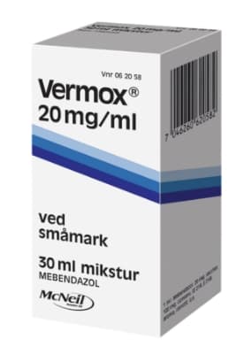 Vermox Mikstur 20mg/ml