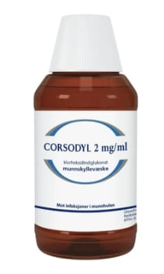 Corsodyl 2mg/ml munnskyllevæske 300 ml