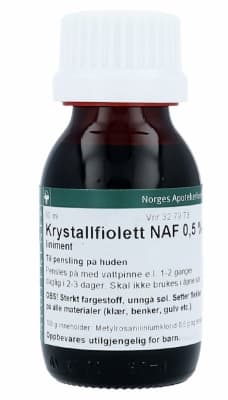 Krystallfiolett NAF lin 0,1%  60ml UTSOLGT
