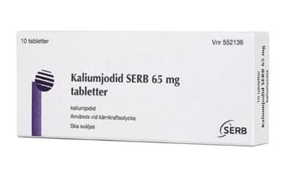 Kaliumjodid SERB Tabletter 65mg