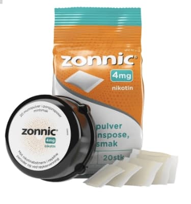 Zonnic Munnpulver 4mg Mint