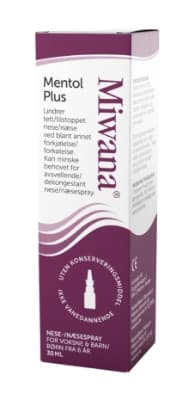 Miwana Plus 3,5% Nesespray Mentol