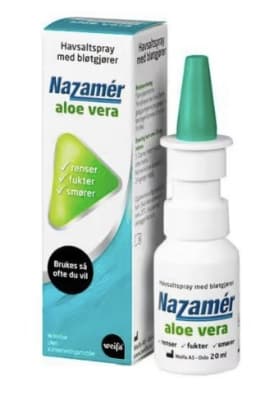 Nazamer Aloe Vera Saltvannspray 20ml