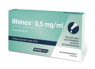 Rhinox Nesedråper 0,5mg/ml Endose