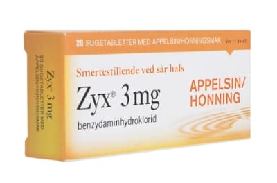 Zyx Sugetabletter 3mg Appelsin/Honning
