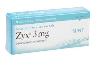 Zyx Sugetabletter 3mg Mint