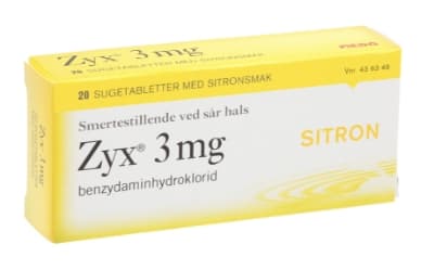 Zyx Sugetabletter 3mg Sitron