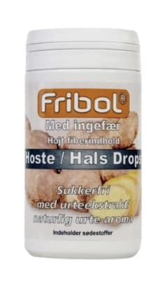 Fribol Sukkerfri Hoste/Hals Ingefær