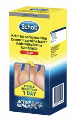 Scholl sprukne hæler K+
