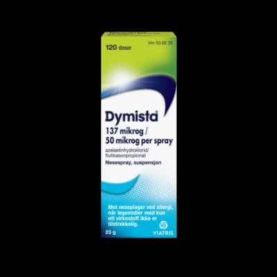 Dymista nesespray 137+50mcg/dose 120 doser