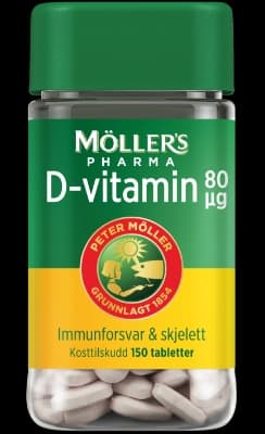 Møllers Pharma D-vitamin 80 µg (150 stk.)
