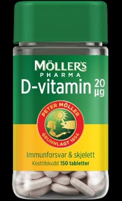 Møllers Pharma D-vitamin 20 µg (150 stk.)