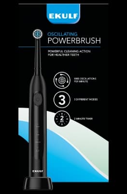 Ekulf powerbrush black
