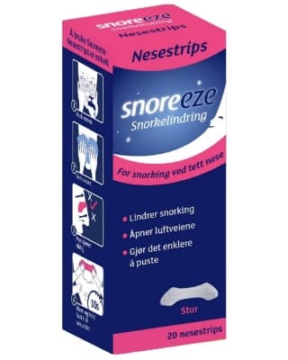 Snoreeze nesestrips L