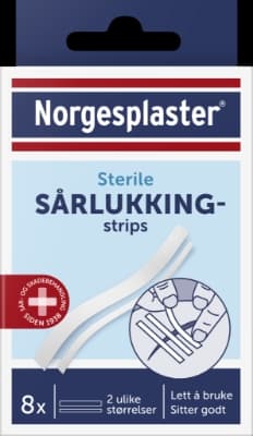 Norgesplaster sårlukkingstrips 8s