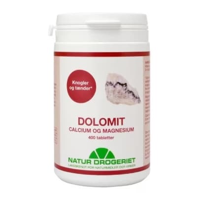 Kalk + Magnesium (Dolomit) 400tabletter