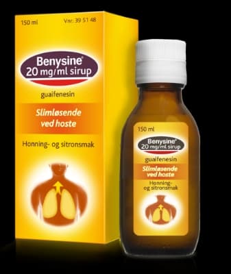 Benysine sirup 20mg/ml 150 ml