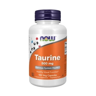 NOW Taurine 500 mg (100 kapsler)