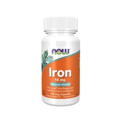 NOW Iron 18 mg (120 Veg kapsler)