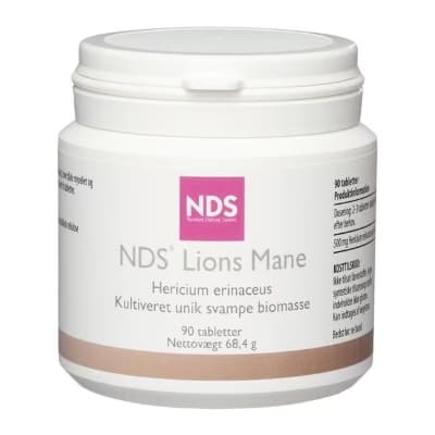NDS Lions Mane 90 tabletter
