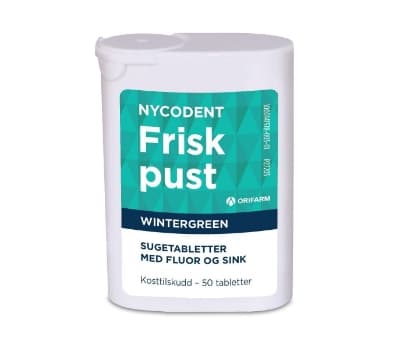 Nycodent Frisk Pust Wintergreen (50 stk)