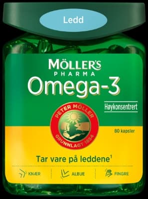Møllers Omega-3 Ledd (80 kapsler)