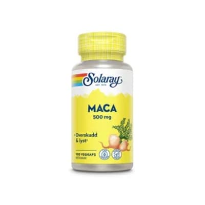 Solaray Maca 500mg 100 kapsler