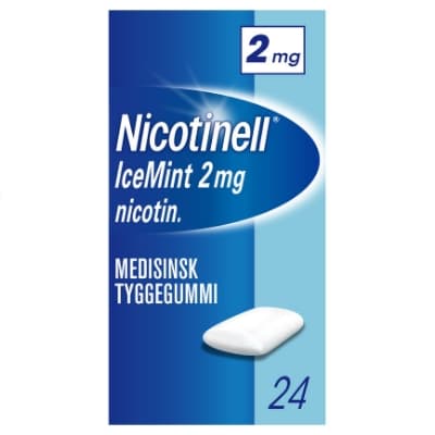 Nicotinell tyggegum 2mg icemint 24 stk
