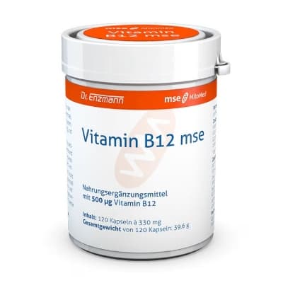 Vitamin B12 mse 500 µg 120 kapsler
