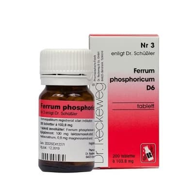 Cellesalt nr.3 (Ferrum Phos) D6 200 Tabletter