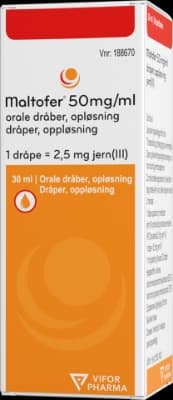 Maltofer Jerndråper 50mg/ml 30 ml